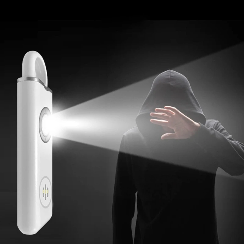 Selbstverteidigung salarm Schlüssel bund sicherer Ton persönlicher Alarm Not sicherheits sirene 130db Sicherheits alarms chl üssel ring mit LED-Licht