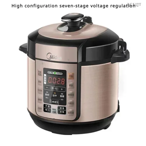 Household electric pressure cooker. 5 liters. Double tank. Large capacity. Intelligent and multifunctional.
