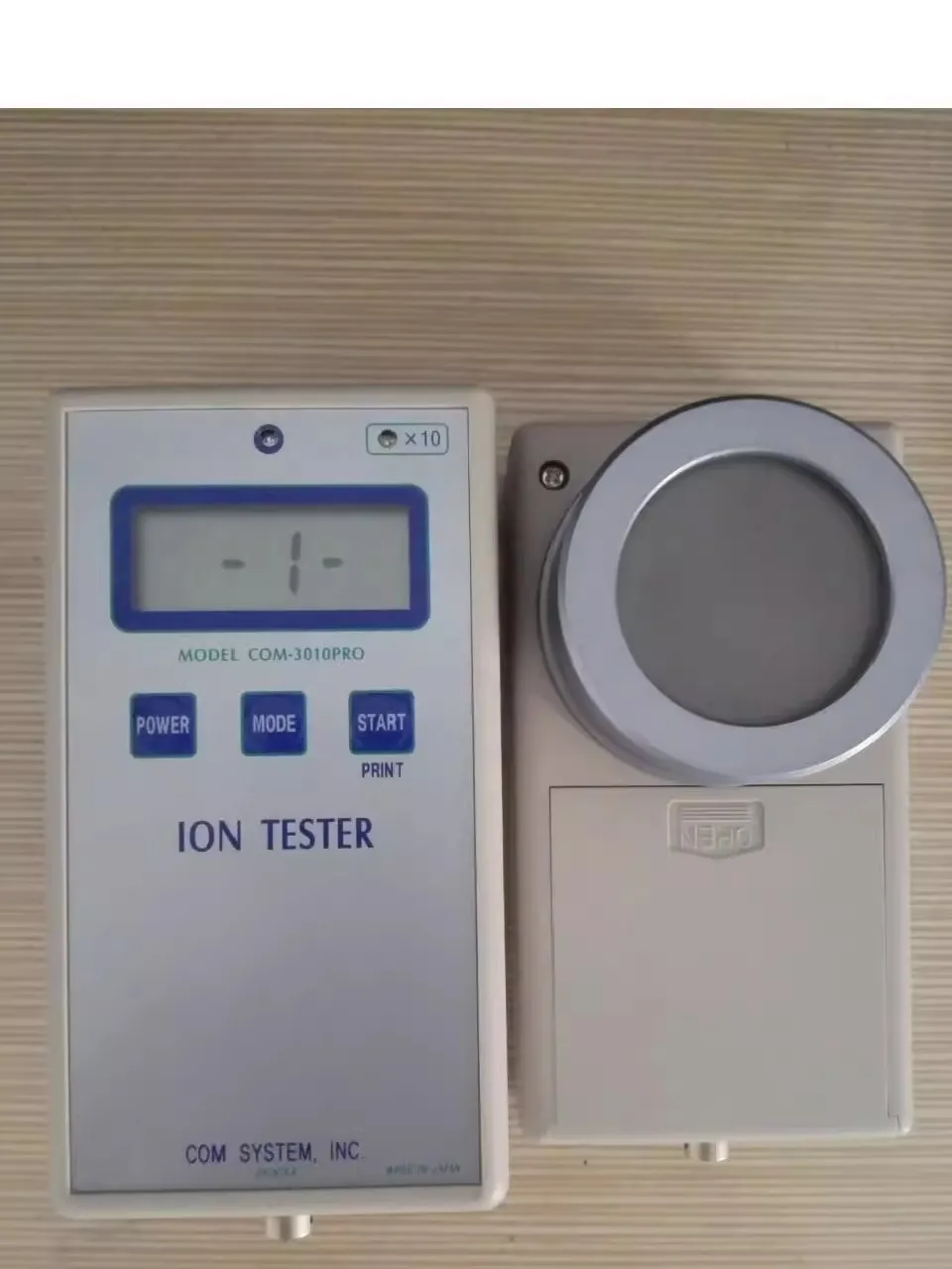 negative ion tester com-3010pro JAPAN ION TESTER solid products stone ion tester floor ion tester