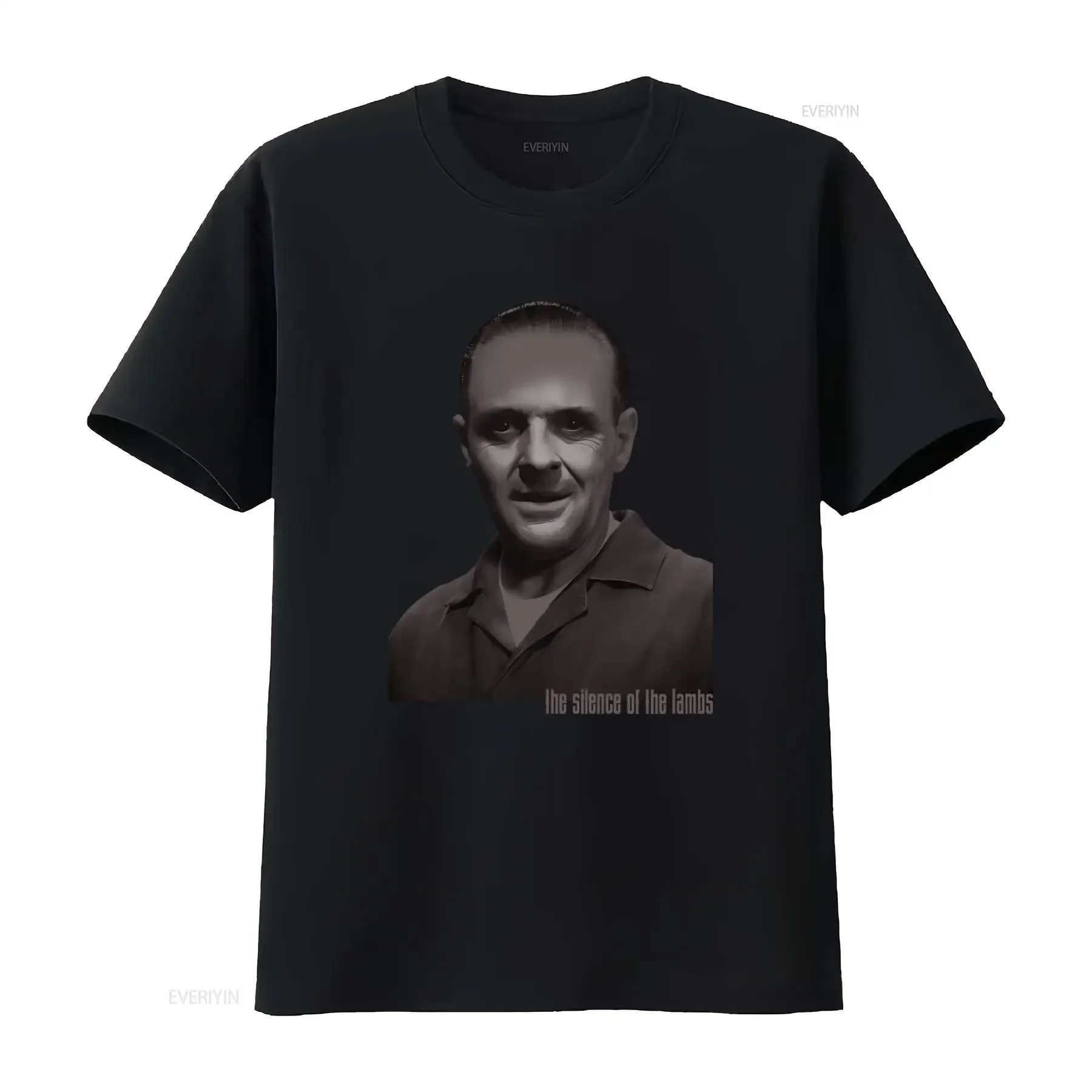 Hannibal Lecter Silence of the Lambs T Shirt Official Movie Merchandise vintage Washed Stretched Stylish fashion graphic