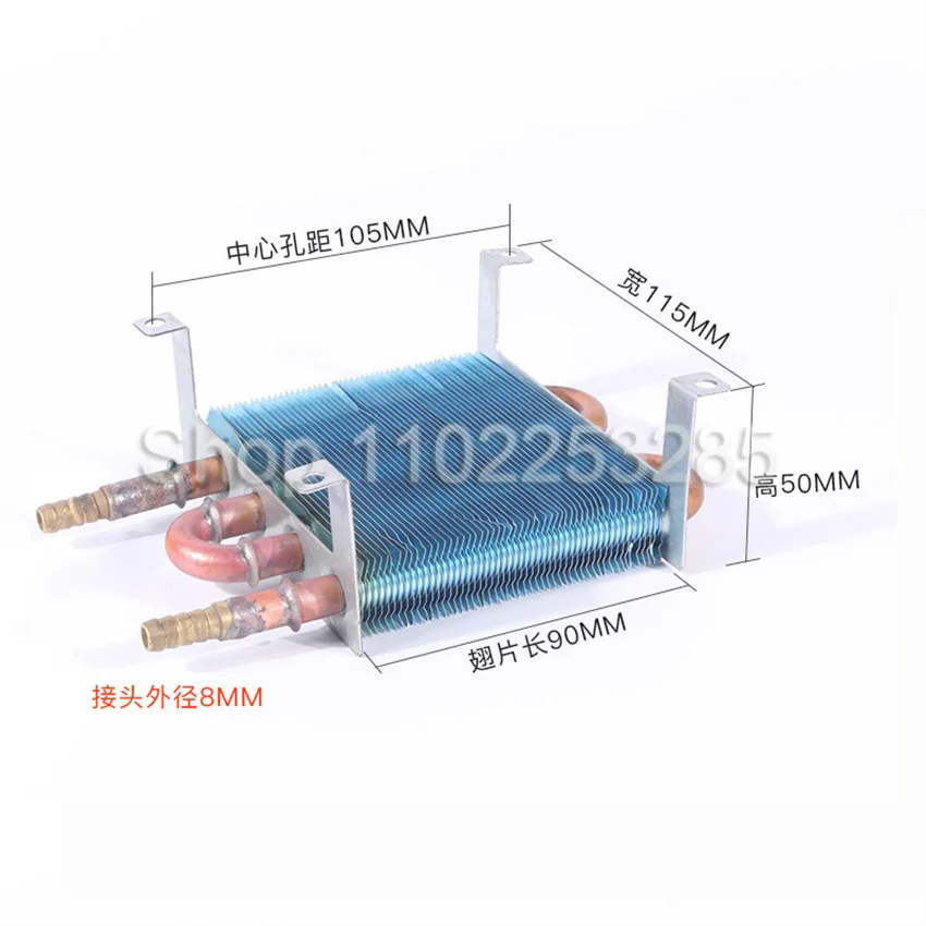 Small Condenser Refrigeration Parts Heat Exchanger Copper Tube