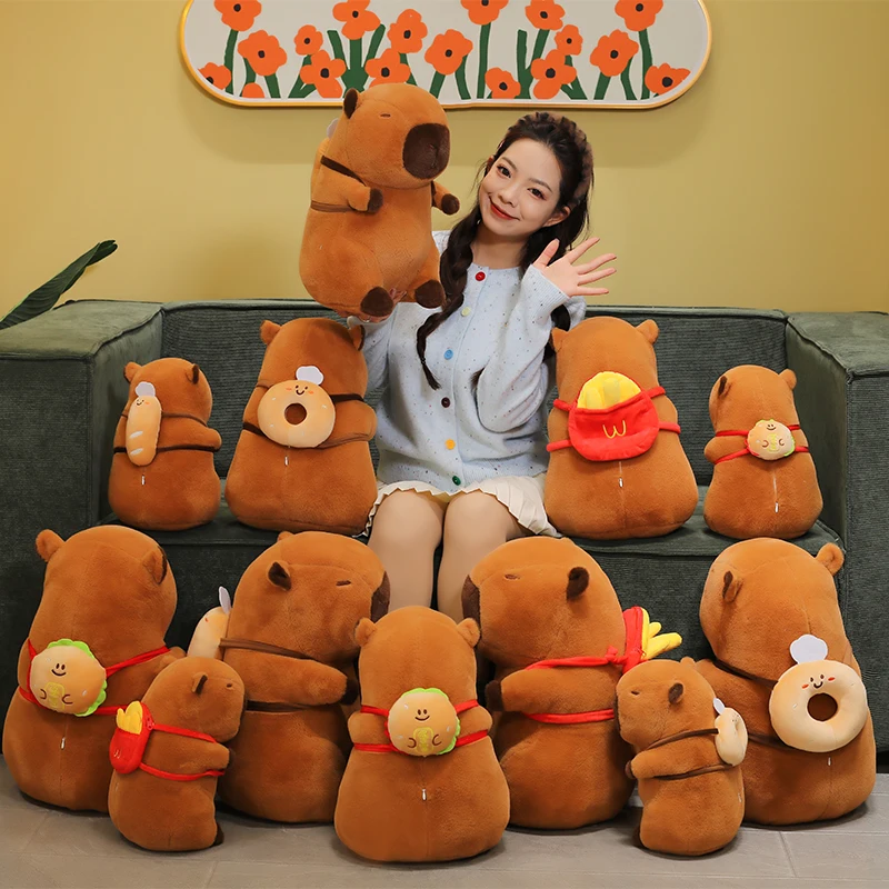 

Симпатичные замки, рюкзаки, капибары, плюшевые игрушки, куклы Капибалы, декоративные подушки морской свинки, подарки для мальчиков и девочек, детей