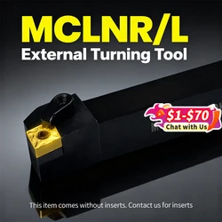 MCLNR1616 MCLNR2020 MCLNR2525 MCLNR3232 External Turning Tool MCLNR MCLNL Lathe Bar Turning Holder CNC Cutting Tool Cutter Bar