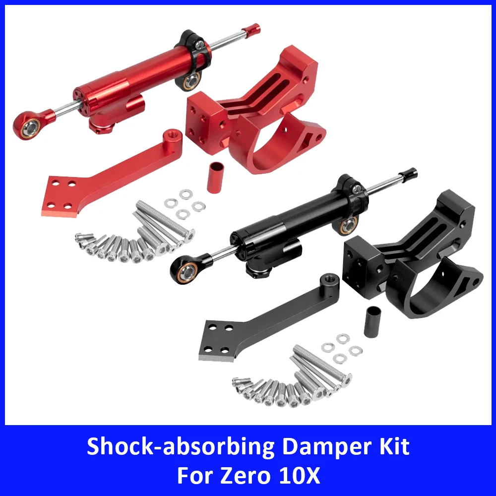 

Directional Steering Damper Bracket for Zero 10X Electric Scooter Accessories Steering Damper Shock Absorber Stabilizer Kit