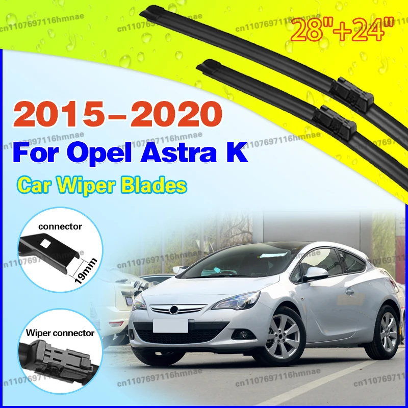 

Wiper Front Wiper Blades For Opel Astra K 2015 2016 2017 2018 2019 2020 Windshield Windscreen Front Window 28"+24" Accessories