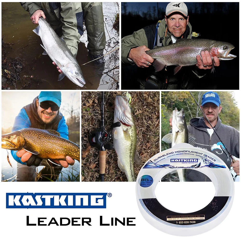 KastKing 20-200LB 110M 0.40-1.40mm Lenza da pesca in nylon Calda linea in nylon monofilamento super resistente buona per la pesca in barca