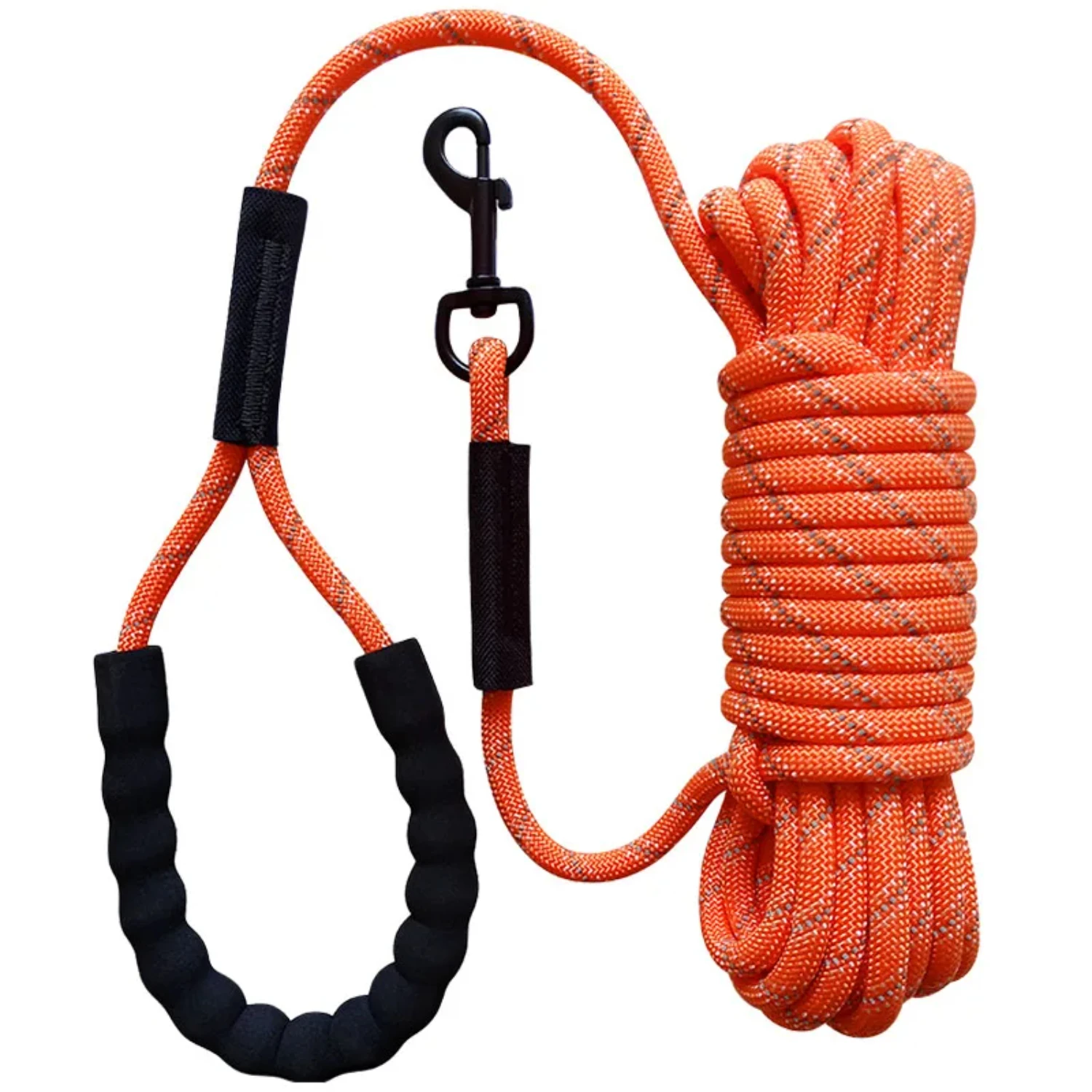 Reflective Long Pet Training Leash - Premium Quality Leash for Small, Medium, and Large Dogs - Perfect for Outdoor Walking with