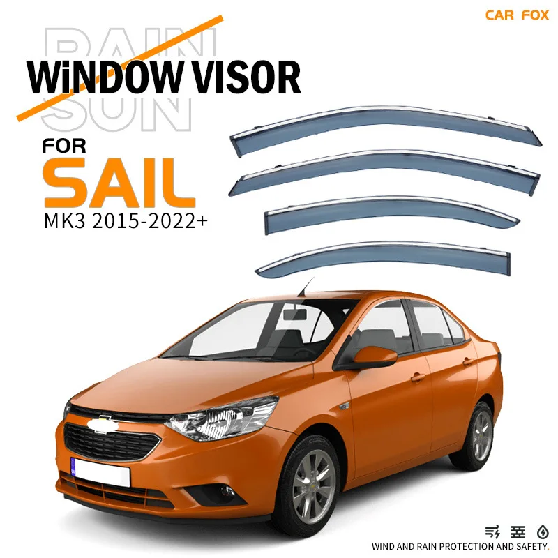 

Для CHEVROLET Sail 3 Springo: Дефлекторы окон, навесы-козырьки, защита от дождя и солнца для боковых окон, автомобильные аксессуары, стайлинг авто