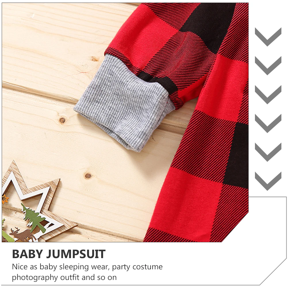 

Deer Embroidered Romper Long Sleeve Baby Jumpsuit Cotton Newborn Outfits Christmas Costume Crawl Clothes Toddler Wear