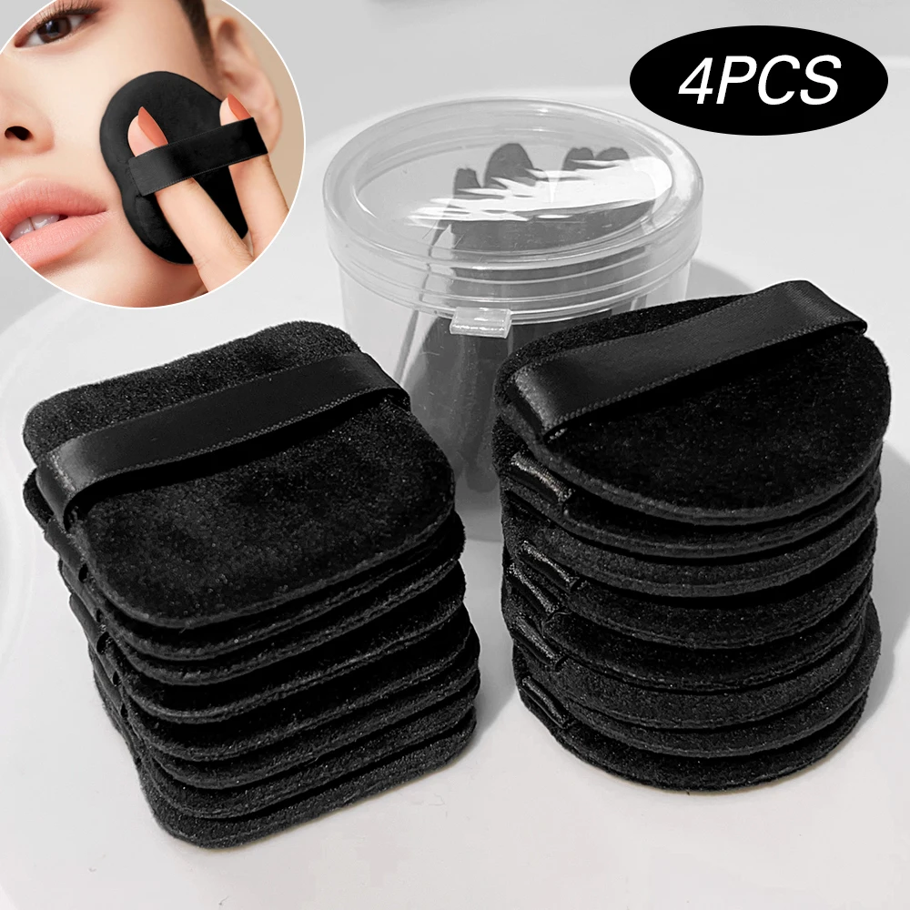 Samt kosmetische Puff Set Make-up Schwamm Foundation Frauen nass und trocken verwenden lose Einstellung Puder quaste koreanische Make-up Puff Tool