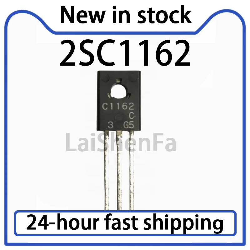 10PCS 2SC1162 C1162 Direct Insertion TO-126 NPN Channel Transistor (transistor) Stock