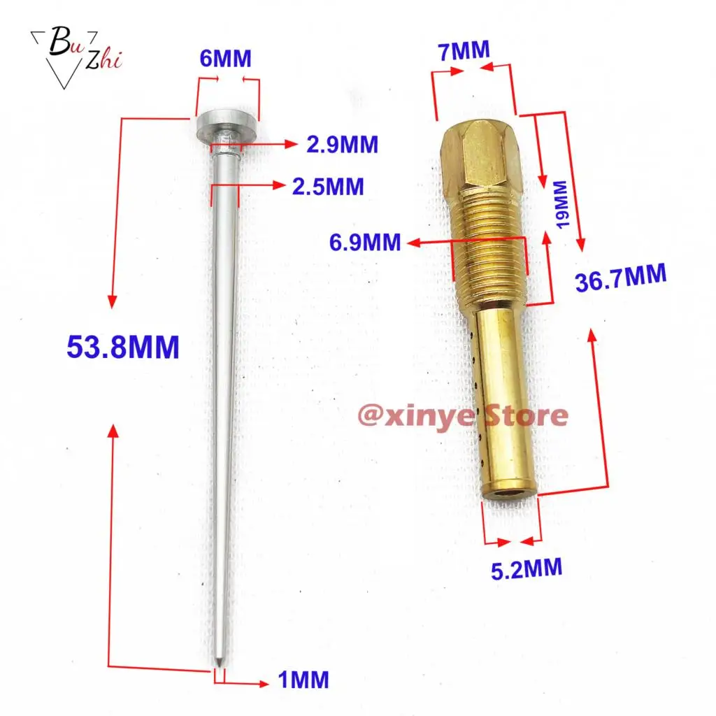 Carburetor repair kit float needle valve gasket air screw plunger vacuum diaphragm for Honda  HONDA NX650 XR650 DOMINATOR XR650L