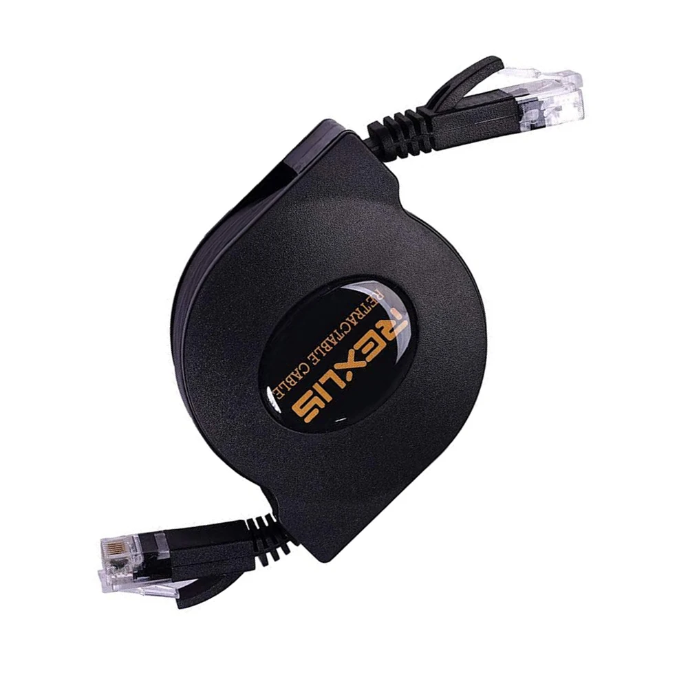 Network Cable CAT-6 RJ45 Flat Ethernet Cable Retractable Flexible Flat Lan Cable RJ45 Cable For XBox PS2 PS3 Router Laptop 1m 2m