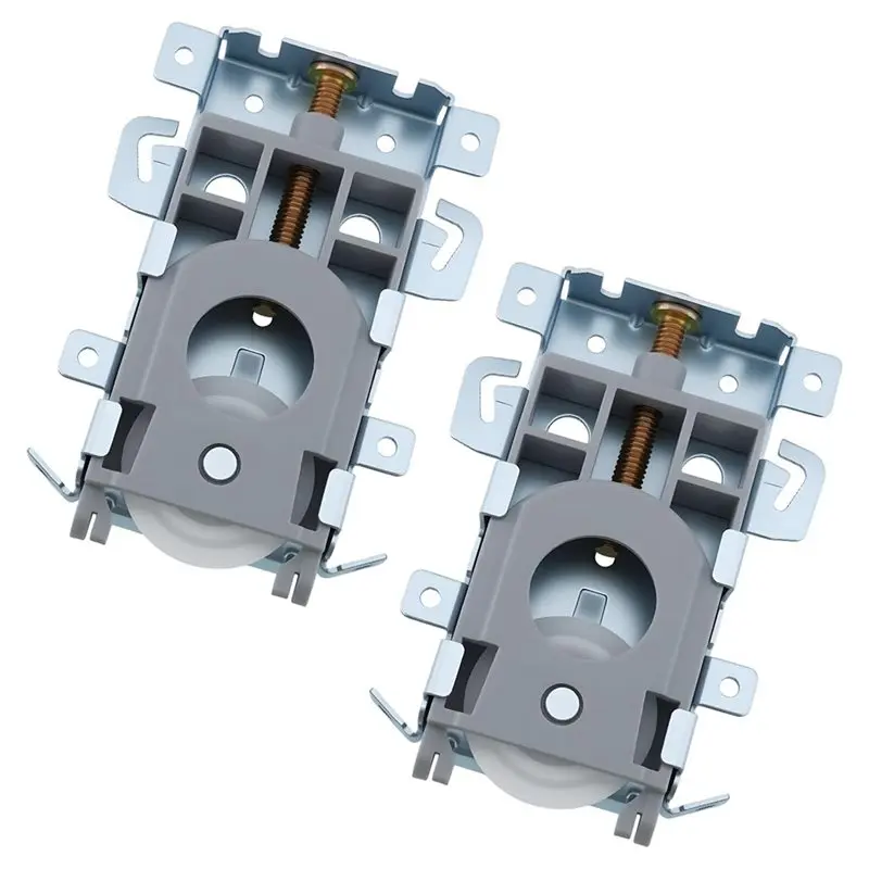 ABBP-For Heavy-Duty Application Adjustable Sliding Door Pulleys- 2 Pieces, 92X67.5Mm, Max Load 60Kg