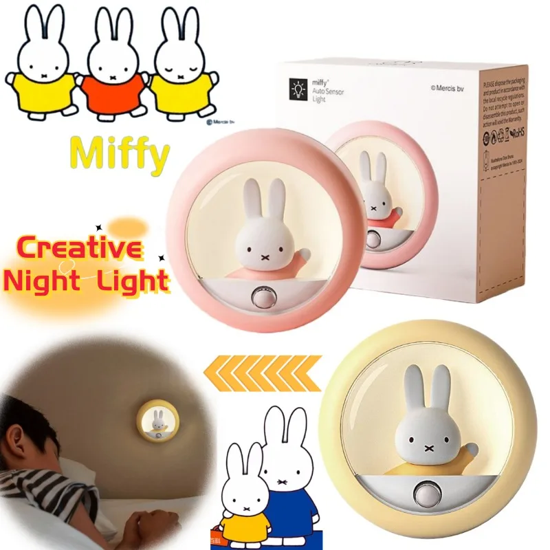 

Miffy rabbit personalized creative nightlight bedside desktop high color value atmosphere lamp ornaments Exquisite birthday gift