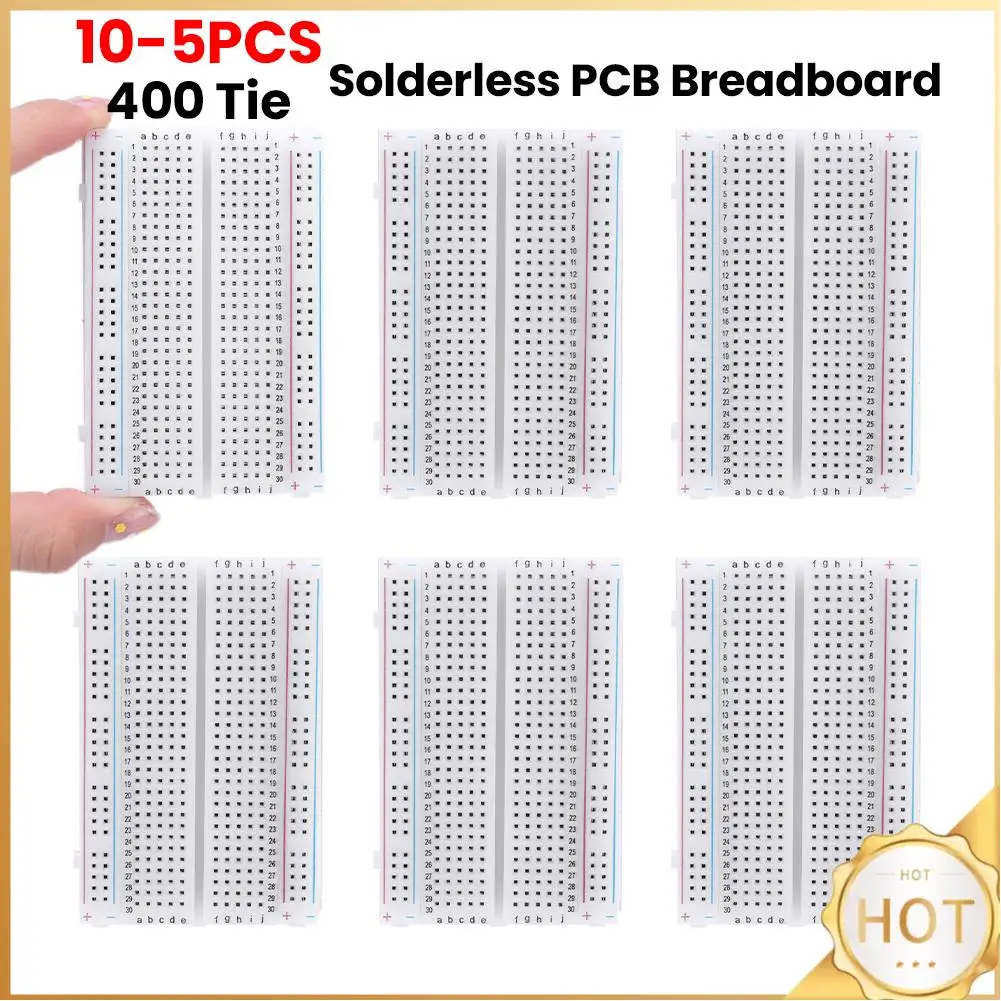 400 نقطة التعادل لحام PCB اللوح لصق العالمي اختبار Protoboard لتقوم بها بنفسك لوح خبز صغير لتجربة روبوت الاختبار