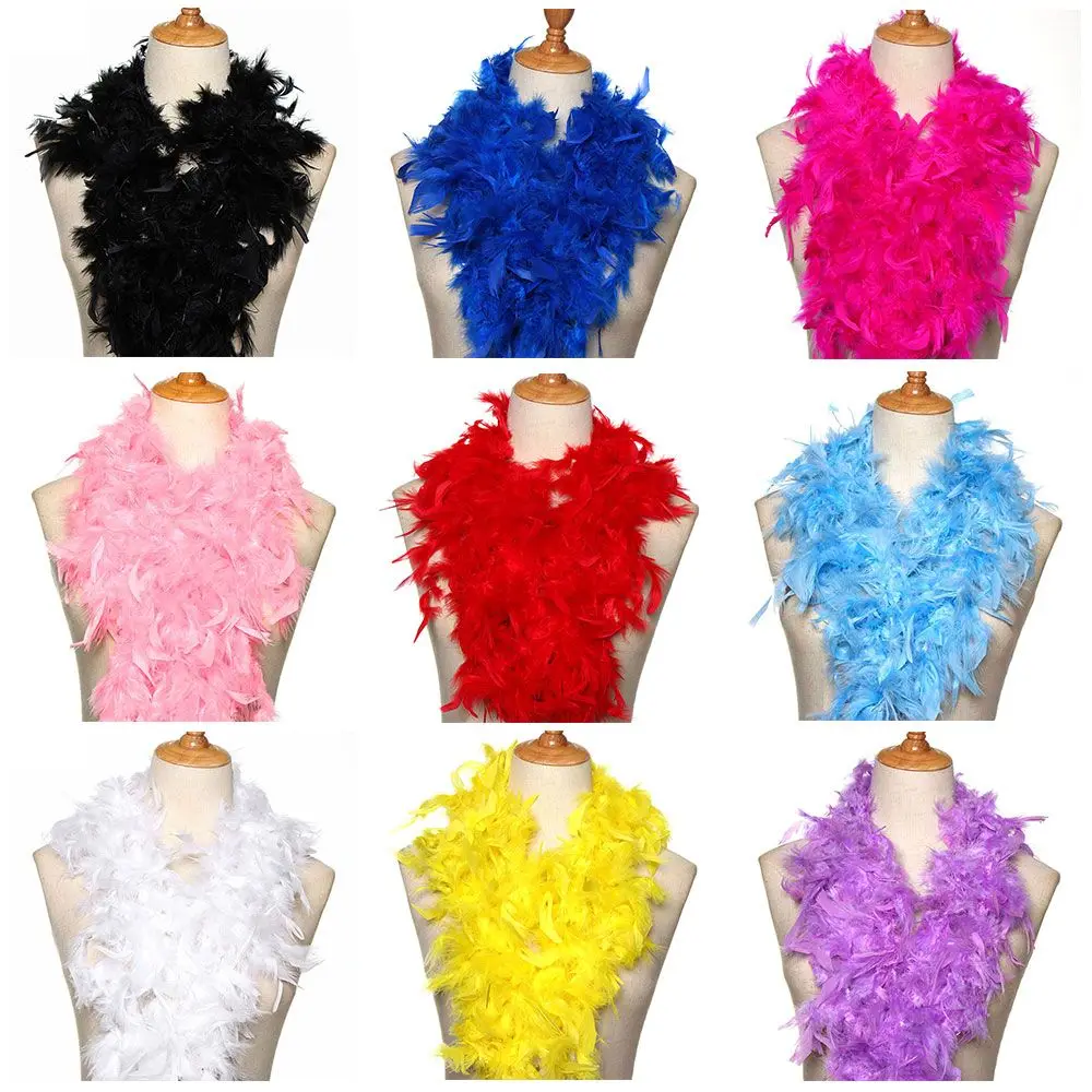 2M Party Costume Wedding Supplies Cosplay Party Decoration Feather Boa Strip Apparel Fabric Feathers Grament Accessaries