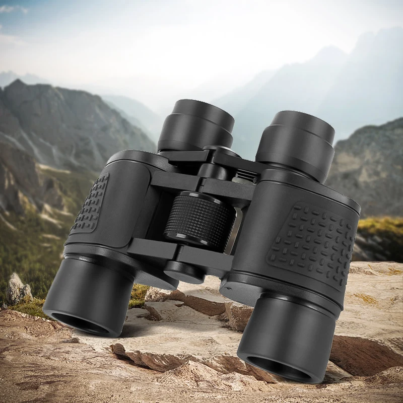 

Binoculars 80×80 Telescope High Magnification Portable IPX4 Waterproof Bak4 Prism For Mountain Climbing Hunting Hiking