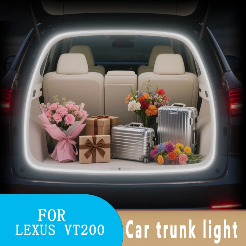 

FOR 2011-2022LEXUS VT200 Car trunk light lighting atmosphere LED light strip modification accessories supplies warm white colors