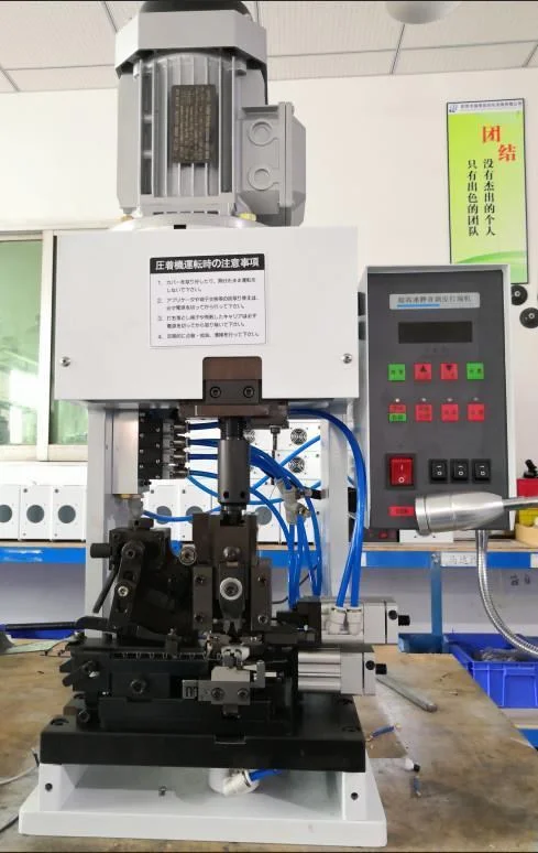 FACTORY Semi-auto Wire Stripping Crimping Machine 3T Terminal Press Machine JST Molex terminal crimping machine EW50A-3 AWG26-14