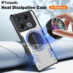 Magnetic Cooling Case For Infinix GT 20 Pro Case Shockproof Gaming Funda Bumper Heat Dissipation Cover