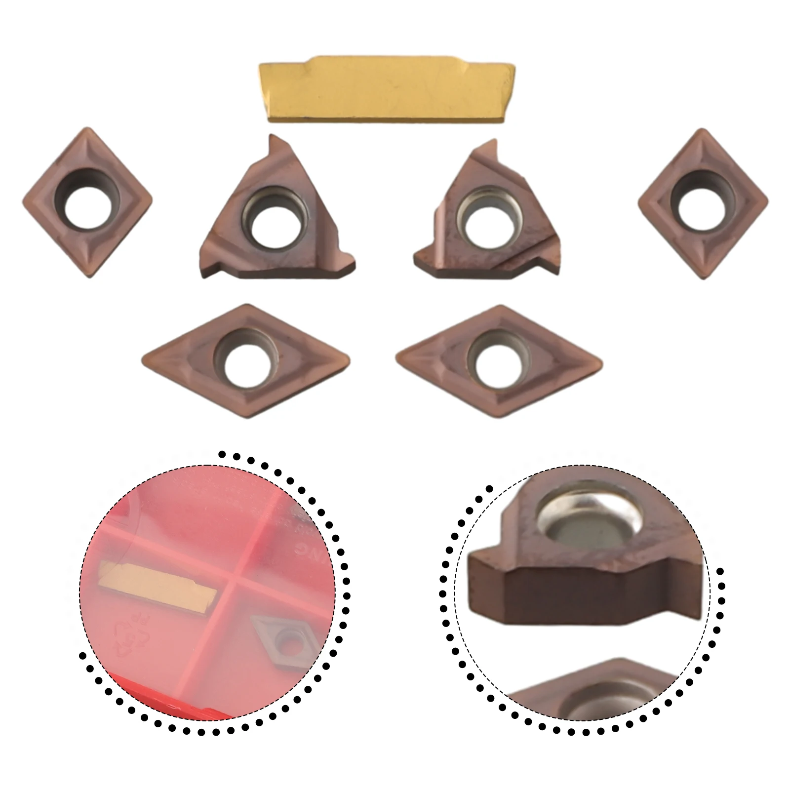 New Practical Carbide Insert Turning Insert DCMT070204 For 10mm Shank For Stainless Steel For Steel for lathe