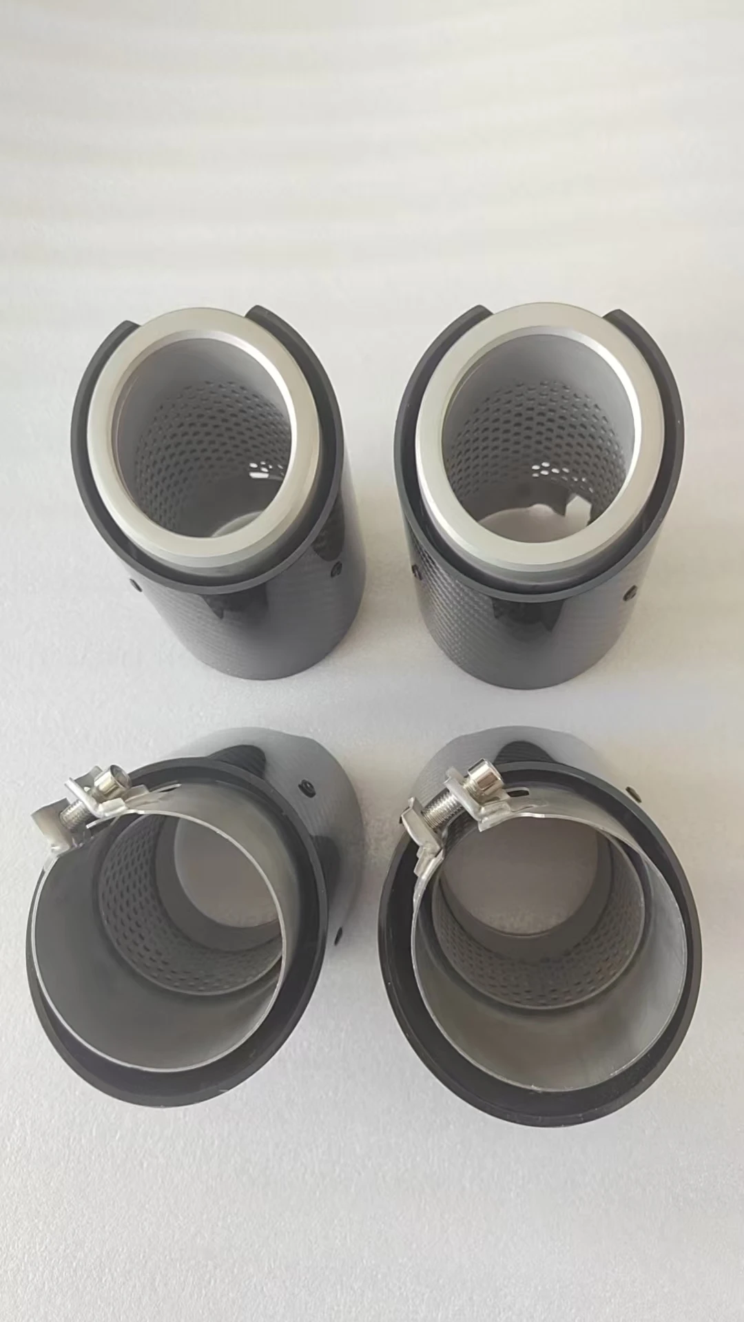 High Quality Dry Carbon Fiber Car Exhaust Tips for M5 G90 G99 forOEM Style Prepreg Carbon Fiber Exhaust Tips 3