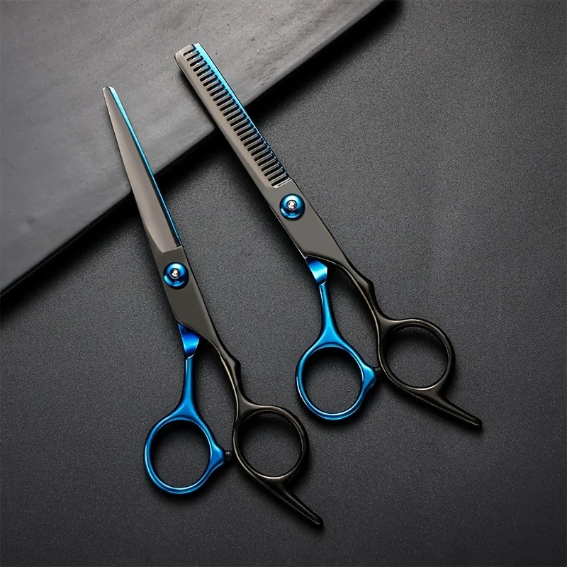 

Professional Thinning Scissors and Hair Layering Shears Set - Stainless Steel Hair Cutting Texturizing Kit for Home Barber Salon
