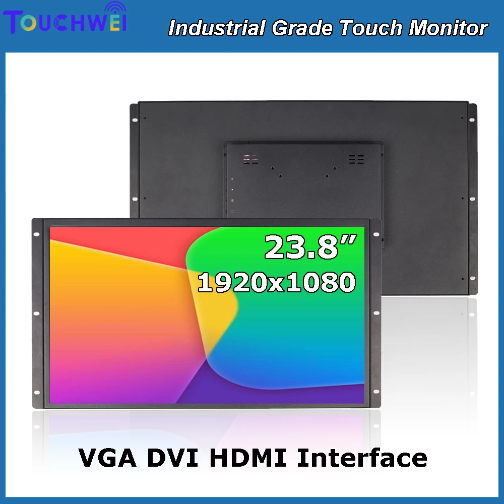 

23,8-дюймовый широкоэкранный HD 1920x1080 в открытой рамке со встроенным VGA HDMI без сенсорного/емкостного сенсорного экрана для промышленного использования