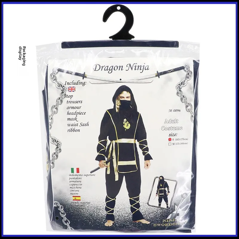 2025 New loween Cosplay Costume Men's Adult Stage Performance  Ninja Outfit Chinese Traditional Festival Apparel