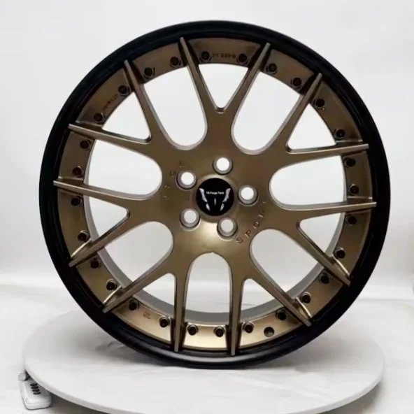 

New for BMW Series Forged Aluminum Alloy Rims Bronze Finish Suitable 98/100mm PCD Available in 20/25/30/35/40mm ET 35/25mm