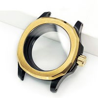 3 o'clock Silver Black Gold Nautilus Stainless Steel Watch Case Fit Nh35 NH36 Movement Sapphire Crystal  Watch Accessori