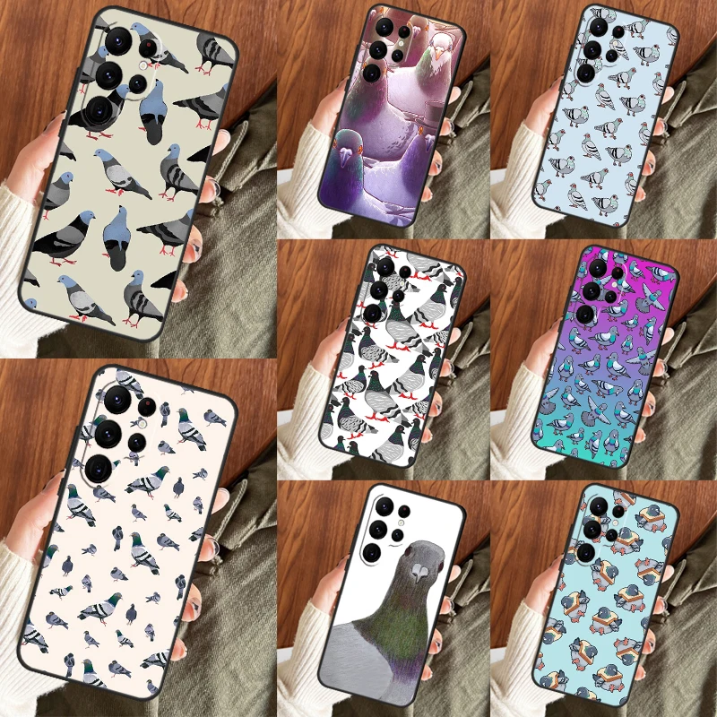 The Pigeons For Samsung Galaxy S22 S23 Ultra S21 FE Note 10 20 Ultra S8 S9 S10 Plus S20 FE Phone Case