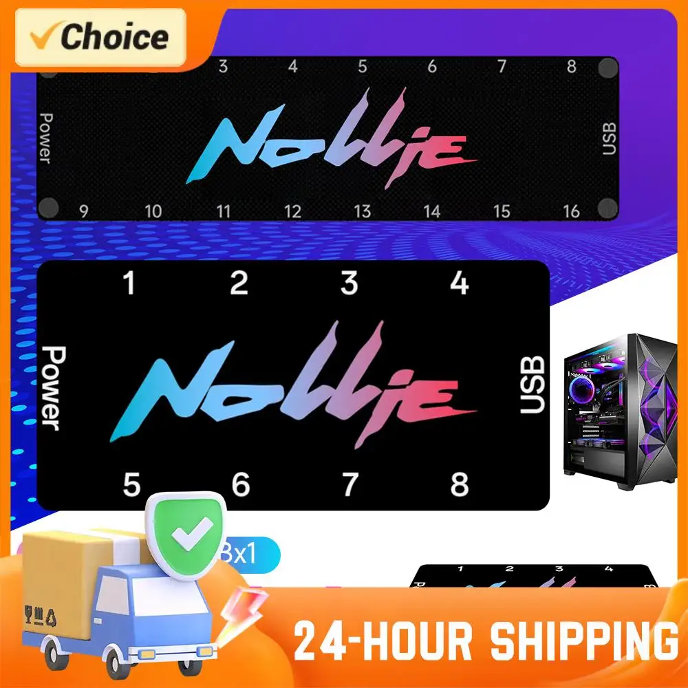 5V 3-Pin ARGB Independent Addressable Controller 5V ARGB Controller 8/16 Way ARGB Fan Hub for Extended Motherboard Interface