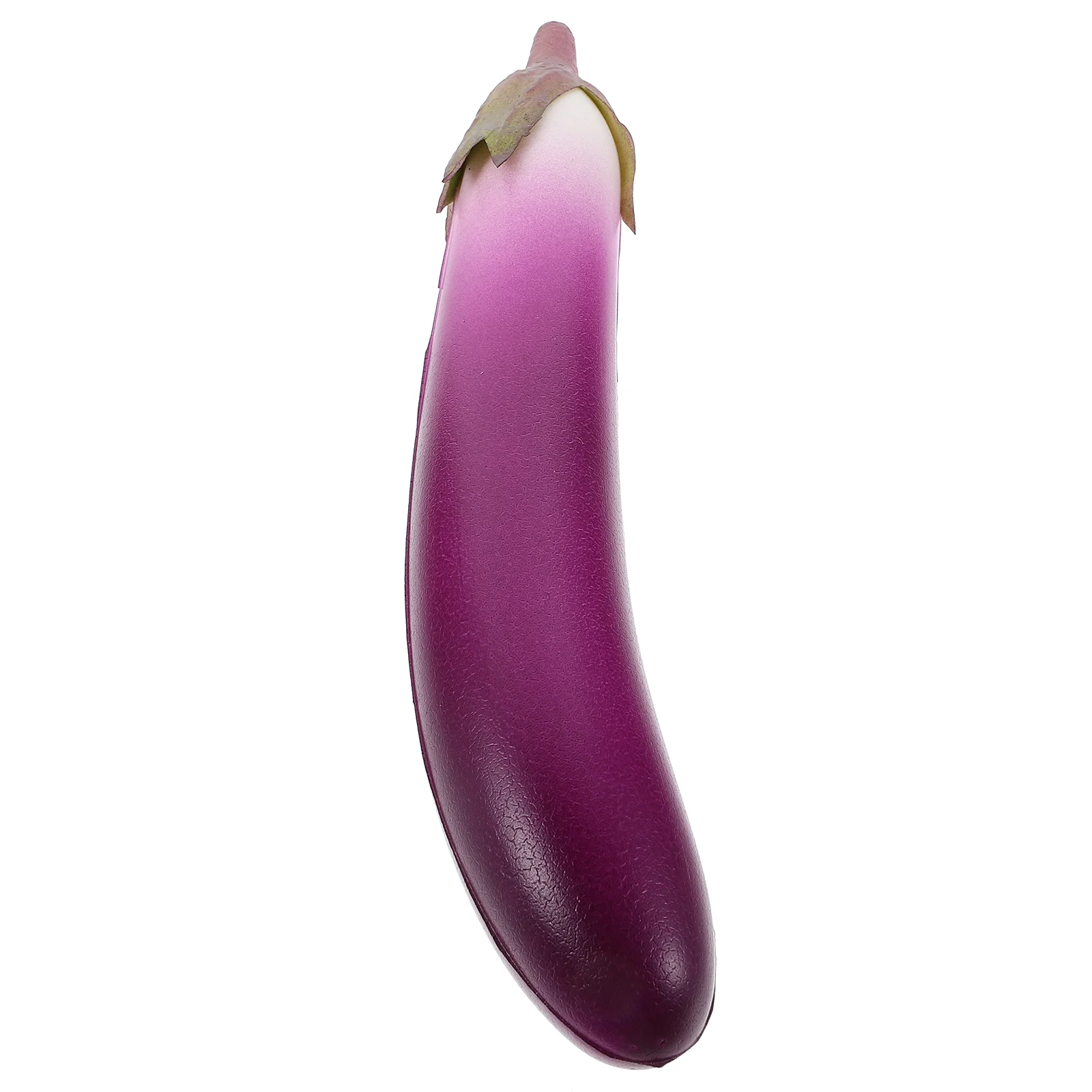 Simulated Vegetable Model Fake Cucumber Dish Decoration Kitchen Cabinet Photography Ornament (pu Cucumber) Purple Pvc