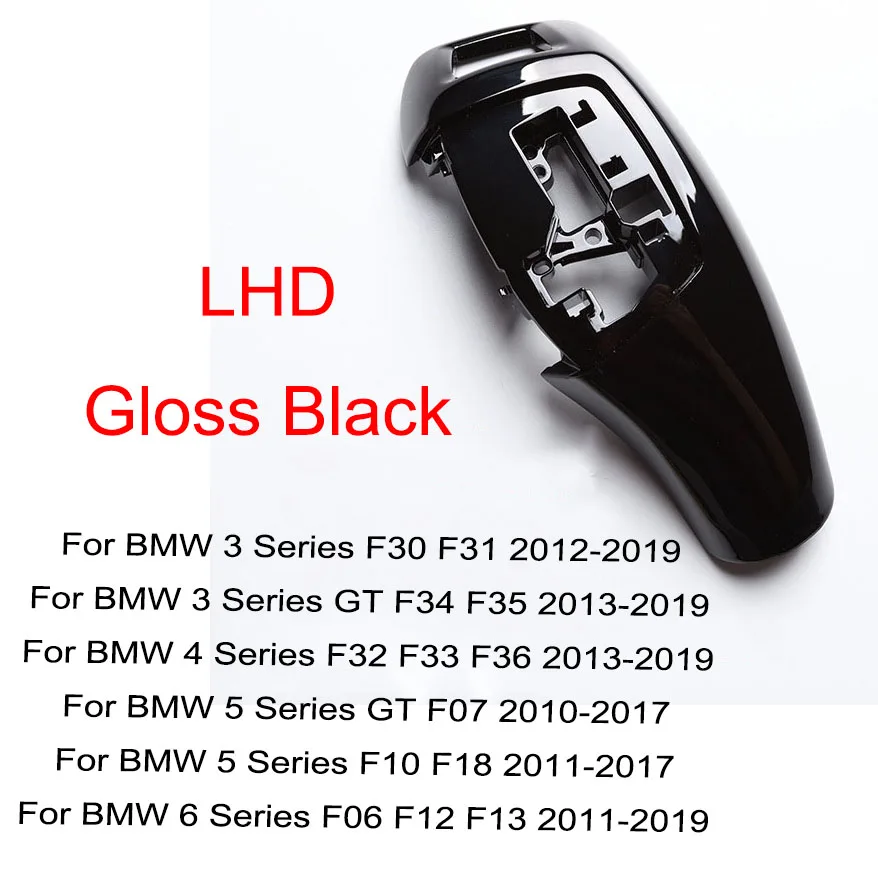 F30 F10 Schaltknauf Abdeckung Automatische Auto Schaltknauf Schalthebel Abdeckung für Bmw F30 F31 F32 F33 F34 F36 F07 F10 F11 F06 F12 F14