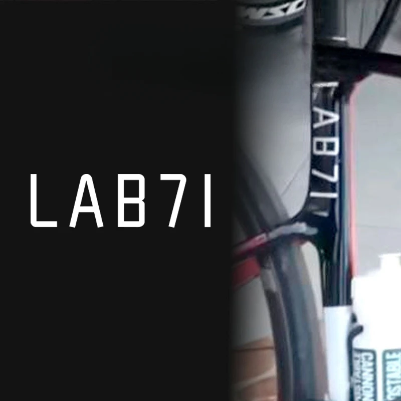 LAB71 Supersix Rennrad-Rahmenaufkleber – wasserdichte Vinyl-Aufkleber für Fahrrad-Oberrohr, modische DIY-Dekorationszubehörteile