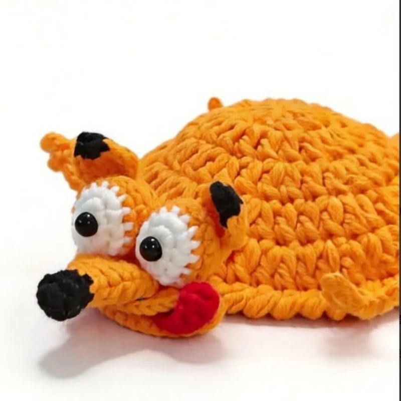 Cute Frog Shape Crochet Coaster Handmade Knitted Cup Mat Heat Insulation Pad Coffee Mug Saucer Home Kitchen Decor Gift For Frien