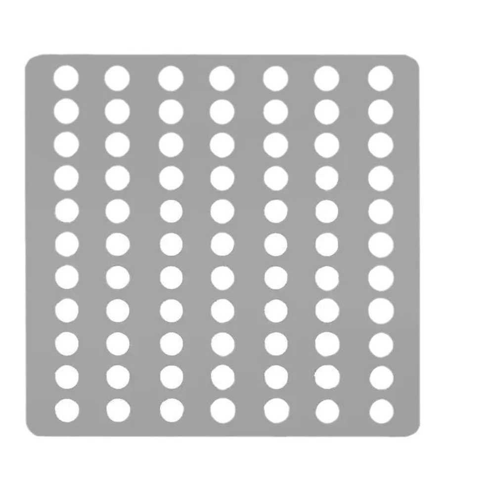 Stainless Steel Drain Cover Designed for Square Drain Openings Measuring 15x15cm in Bathroom and Outdoor Zones