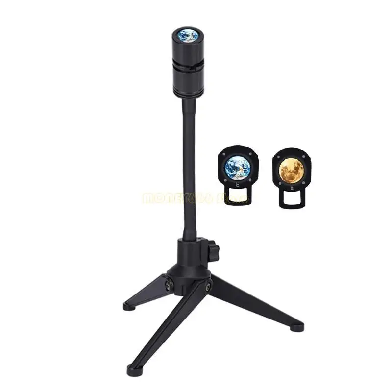 

F62C USB Moon Lamp Earth Planet Projection Lamp for Creative Night Light with 360 Rotatable Bracket & 1.5m Cable for