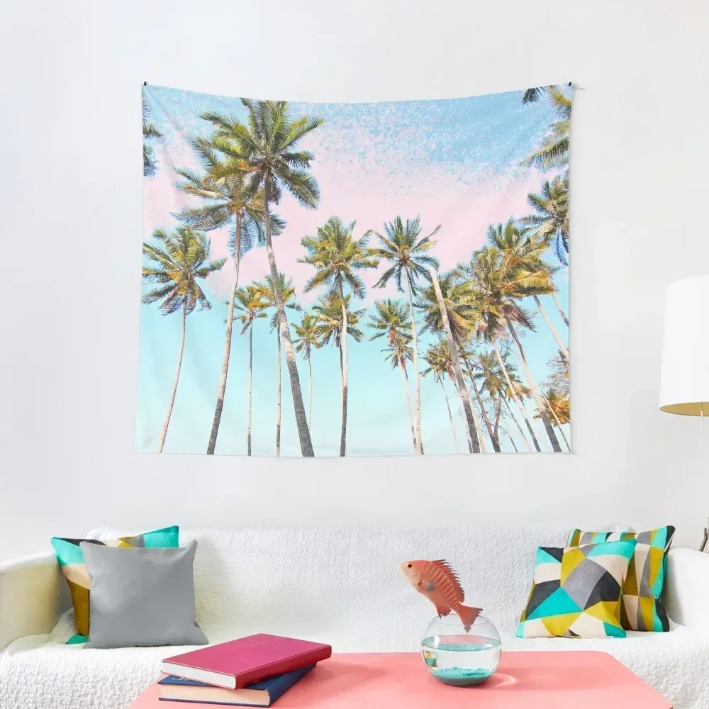 

Coconut Palms #redbubble #decor #buyart Tapestry Wall Decoration Items Aesthetic Home Decor Room Design Tapestry