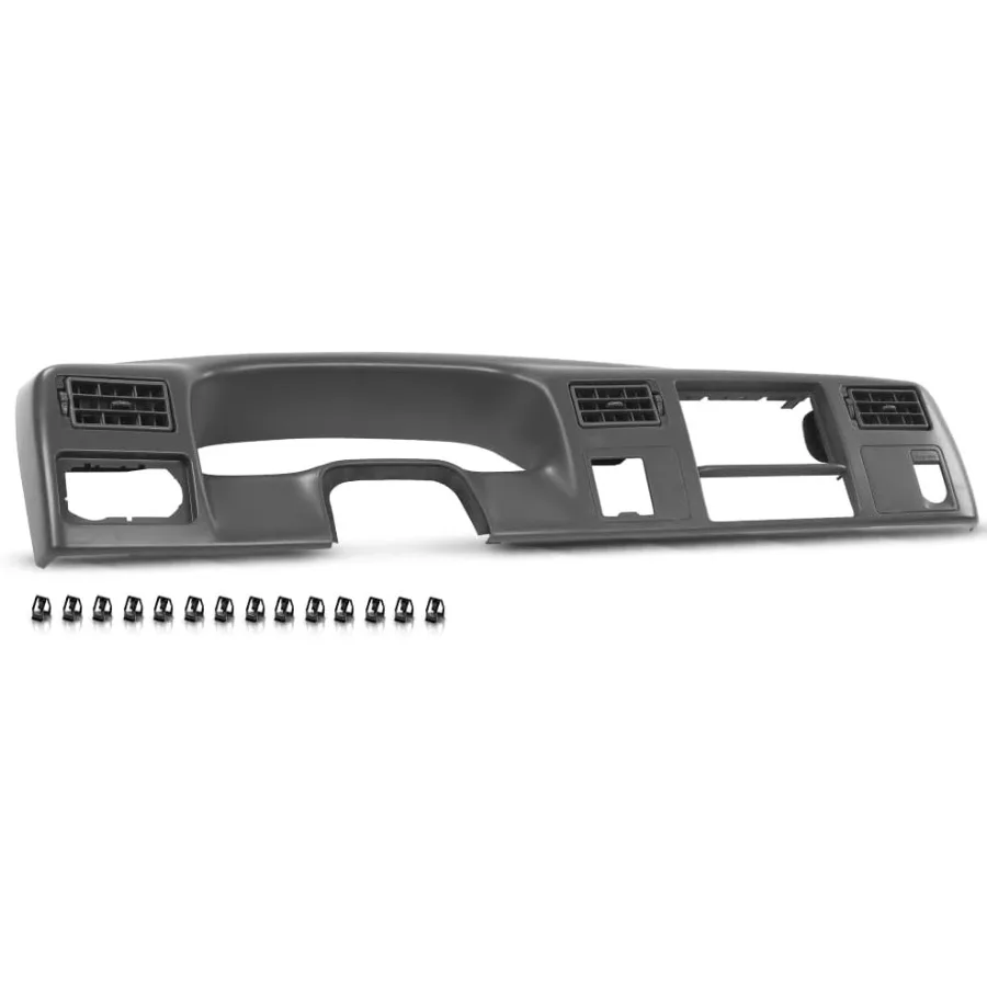 لوحة إطار عنقودية باللون الرمادي الداكن مع فتحة تبديل 4x4 لسيارة Ford F250 F350 Super Duty 19992004 الداخلية Dashboa #1