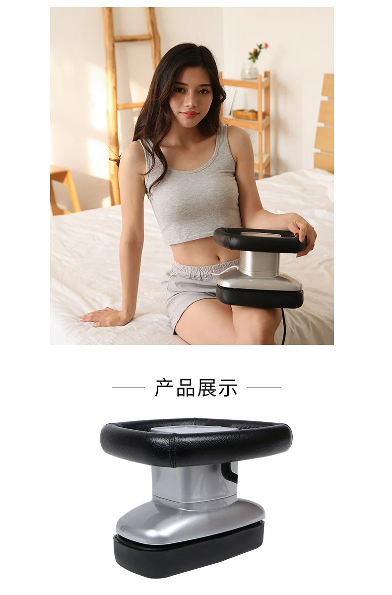 Home use 3D magic hand dropper and LCD screen massager lymphatic massage machine