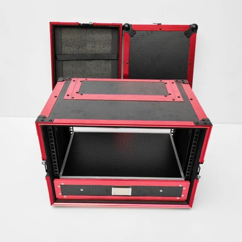 Professional microphone cases, flight cases, accessory cases, and receiver cases with drawers