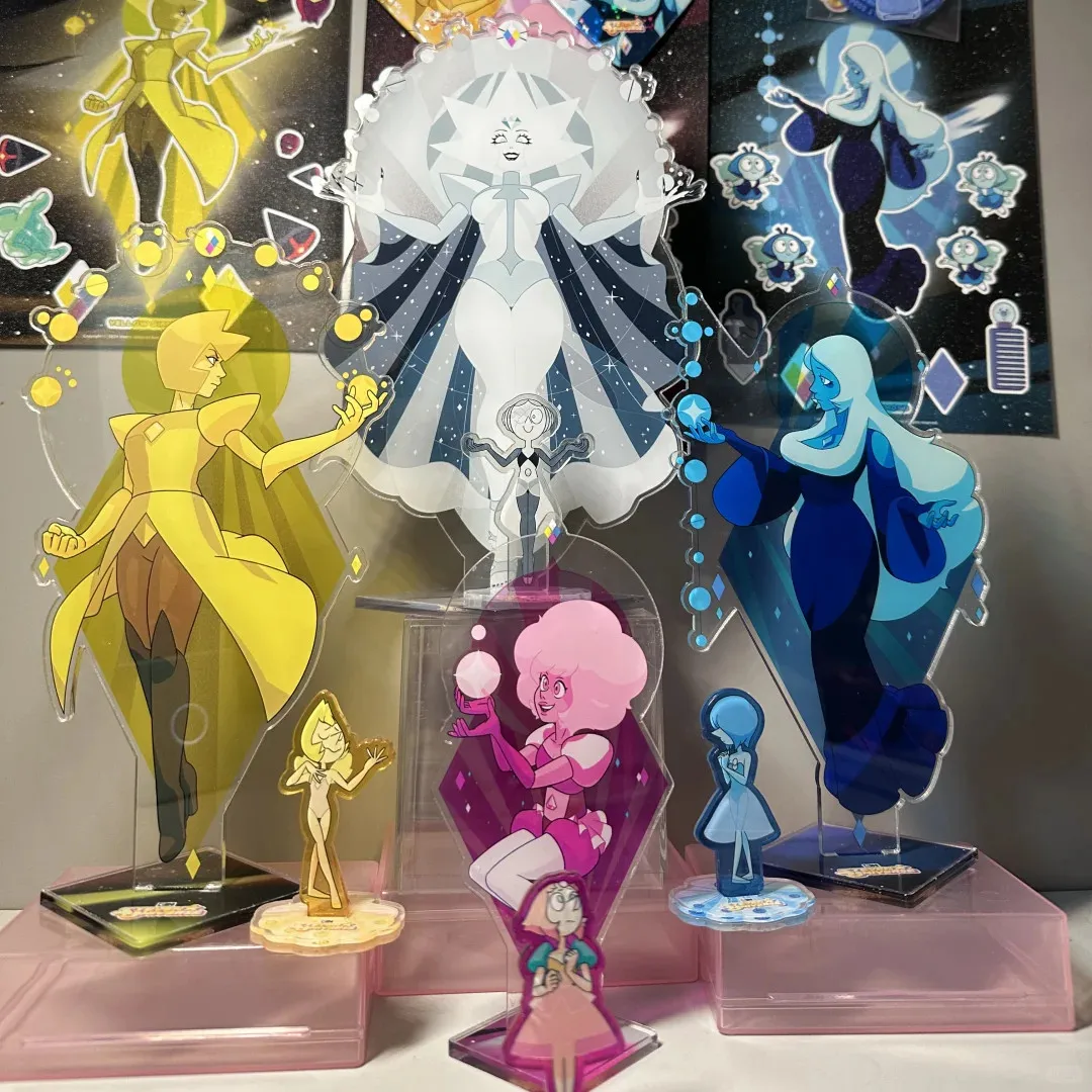 Steven Quartz Universe-soporte acrílico para figura, colección de granates de Anime, decoración de escritorio, Accesorios de adorno