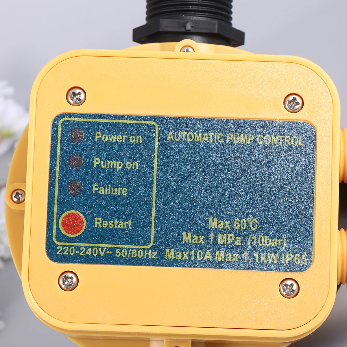 

Electronic Water Controller Water Pump Controller 220-240V Automatic Pressure System Durable Plastic Sensor Design For Pumps