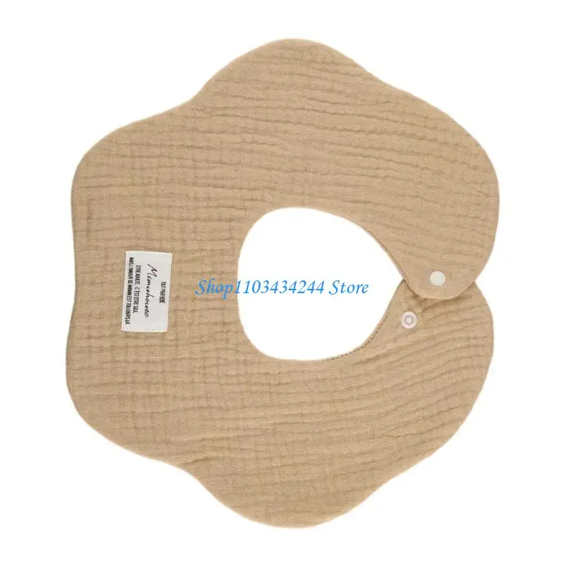 

Soft Bibs Newborns Toddlers Drooling Apron Baby Burp Cloth Strong Absorbent Feeding Bibs 6 Layer Adjustable Baby Bibs