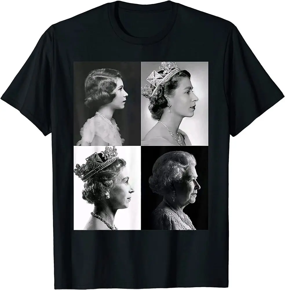 Queen II - Elizabeth England - Queen of England T-Shirt  Tees High Quality 100%Cotton Short Sleeve