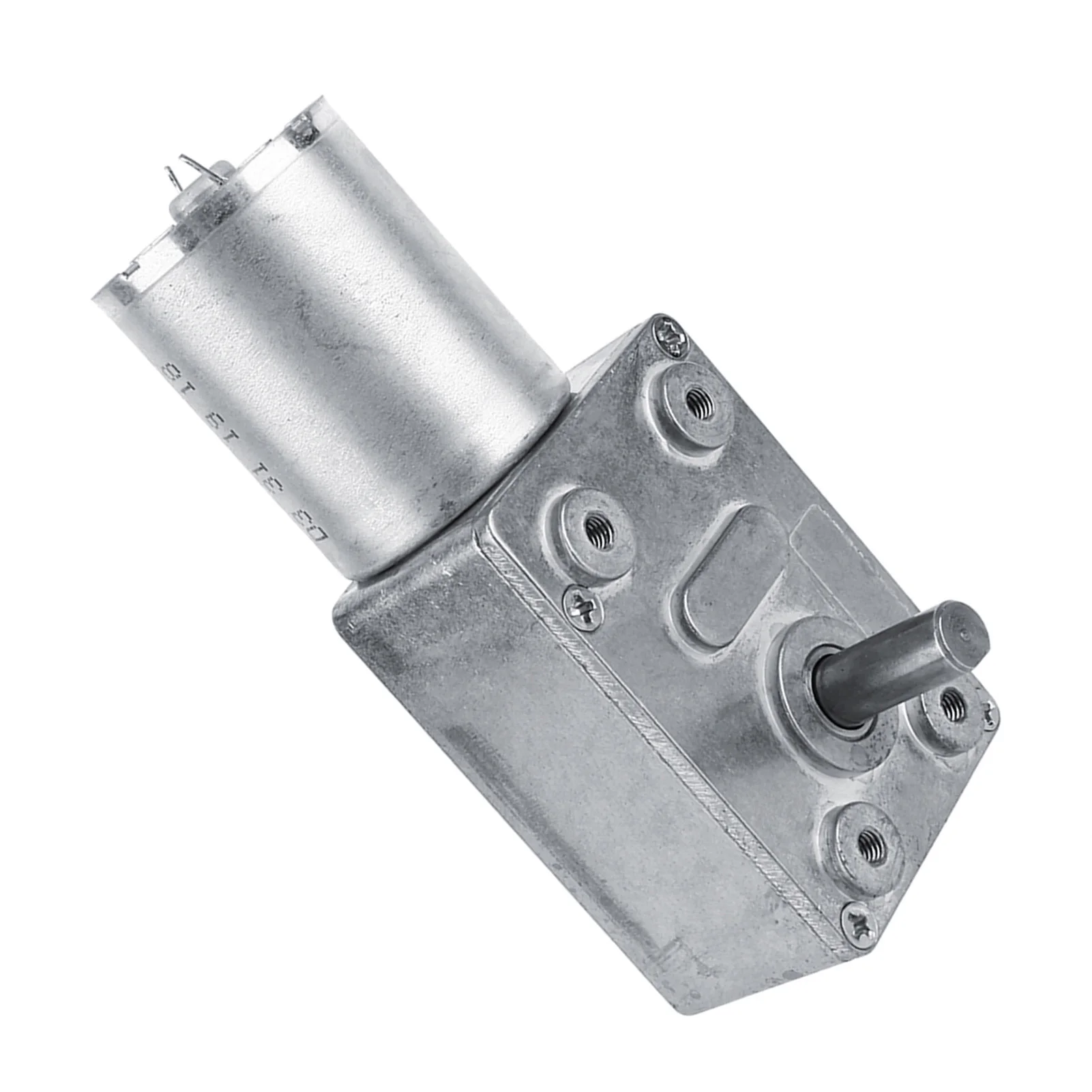 12V DC Metal Gear Reduction Motor, DC 12V Reduction Motor 2RPM Reversible High Turbocharger Worm Geared Motor