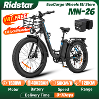 Ridstar MN26 Electric Bike 1500W 48V 20AH Removable Battery 26*4.0\